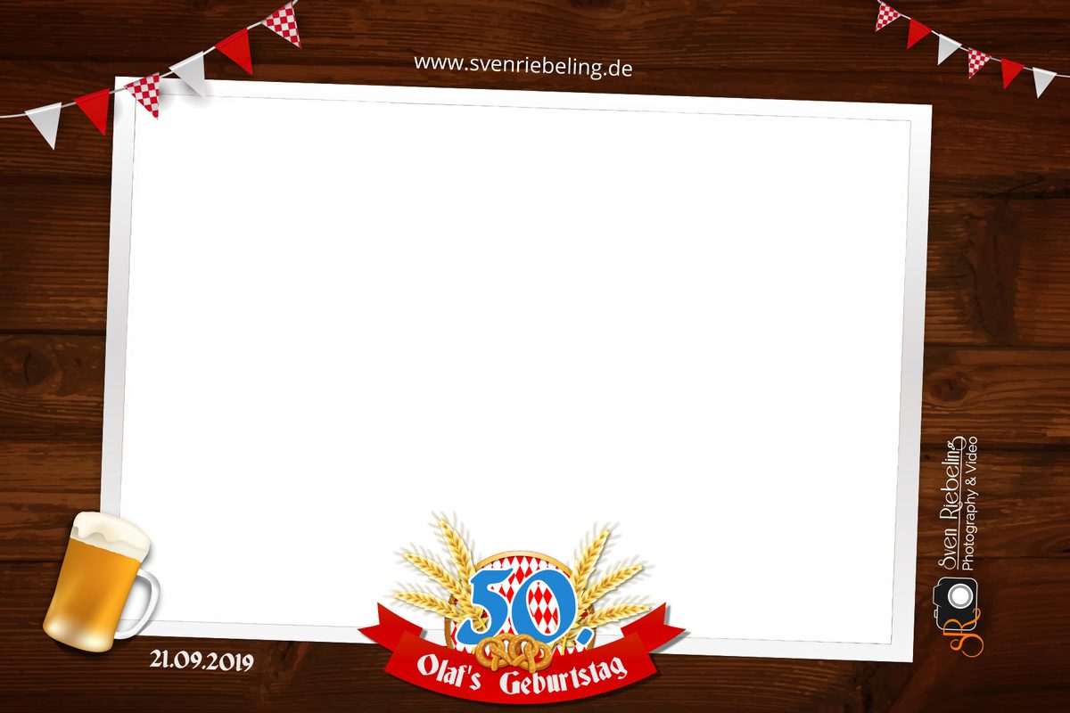 Fotorahmen im Oktoberfest-Design